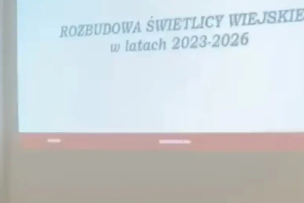 Jankowo Dolne: świetlica wiejska po remoncie i rozbudowie już otwarta