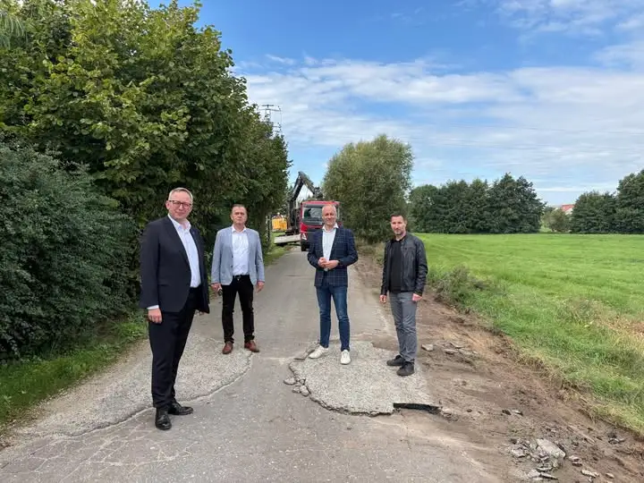 Przebudowa drogi powiatowej nr 2199P na odcinku Imielno–Imielenko – trwają prace