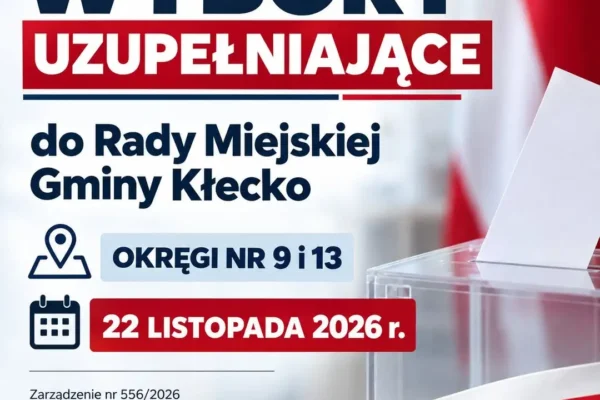 Wybory uzupełniające do Rady Miejskiej Gminy Kłecko – zarządzenie Wojewody Wielkopolskiego