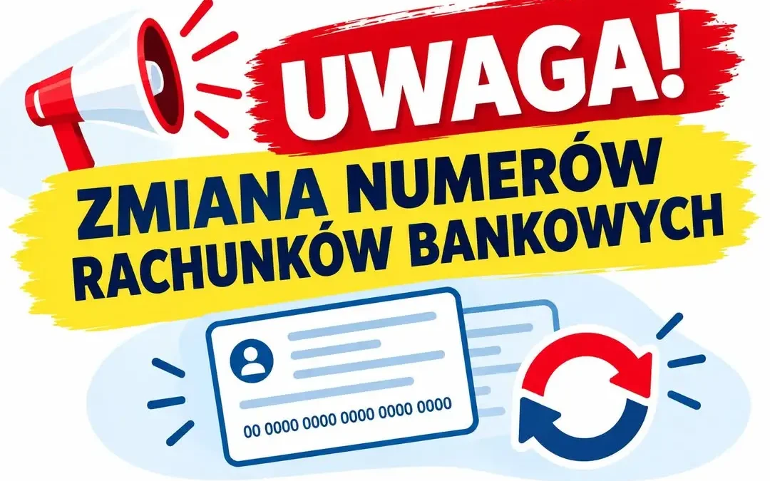 Gmina Łubowo zmienia bank: od 1 listopada 2026 nowe numery rachunków