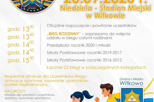 Biegi Uliczne w Witkowie – sportowe emocje i vouchery do wylosowania