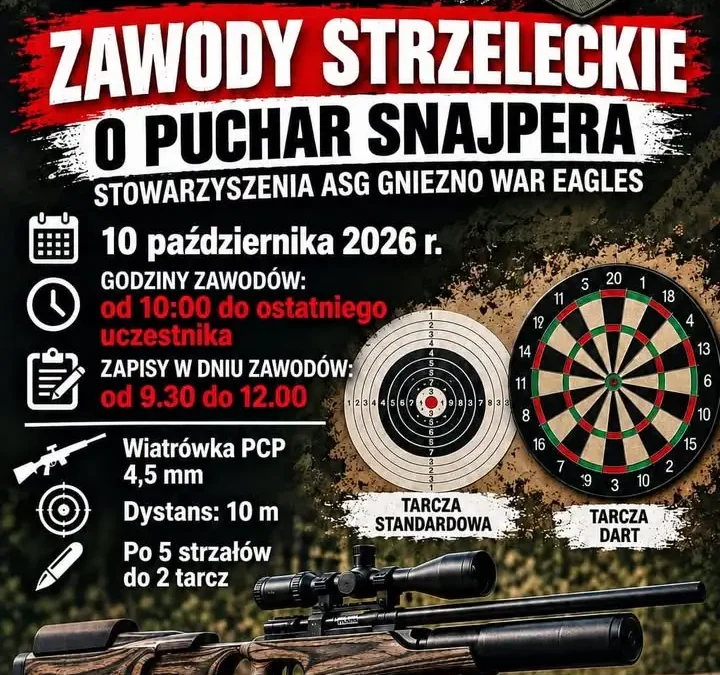 Otwarty turniej strzelecki o Puchar Snajpera w Żydowie – zapisy na miejscu