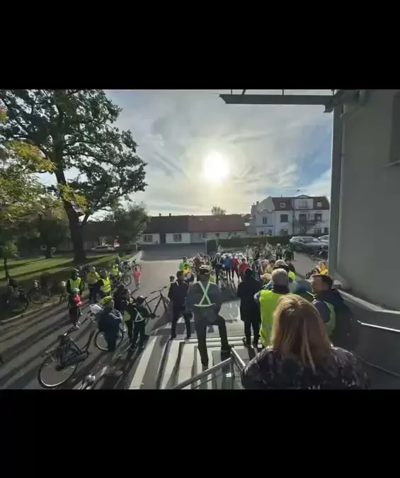 Rajd rowerowy w Gminie Kłecko połączył pasję z pomocą dla Czarka