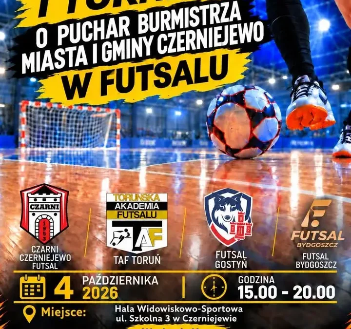 Futsalowa uczta w Czerniejewie – I Turniej o Puchar Burmistrza już 4 października
