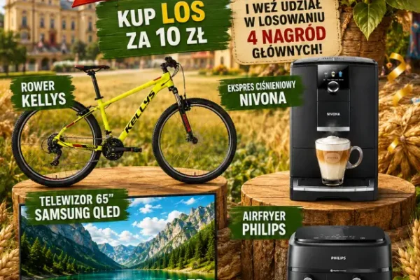 Loteria na Święcie Plonów w Czerniejewie – wygraj rower, telewizor i inne nagrody!