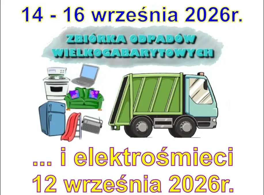 Zbiórka odpadów wielkogabarytowych i elektrośmieci w gminie Czerniejewo – harmonogram i zasady