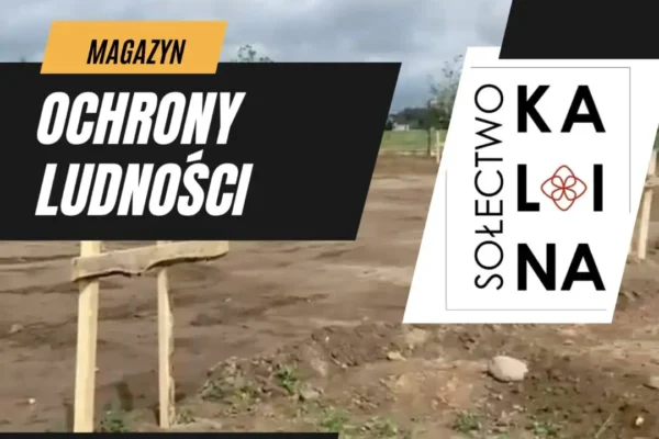 Budowa magazynu ochrony ludności w Kalinie – prace fundamentowe zakończone