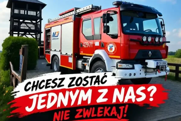 OSP Trzemeszno zaprasza na zbiórkę dla osób chcących wstąpić w szeregi strażaków