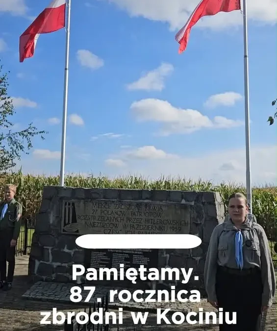 87. rocznica mordu w Kociniu. Trzemeszno oddało hołd 27 ofiarom z 1939 roku