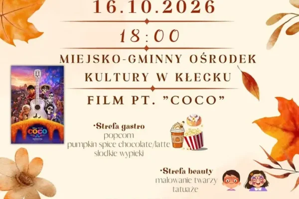 Kino Pumpkin Spice w Kłecku – jesienny seans charytatywny już 16 października