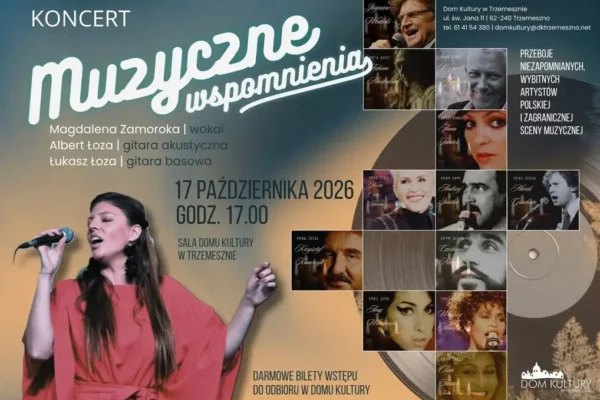 Koncert wielkich przebojów w Trzemesznie – 17 października