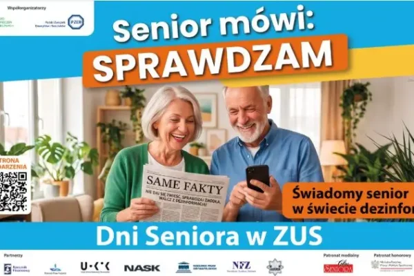 Dni Seniora 2026 w ZUS: jak nie dać się oszukać w świecie fake newsów