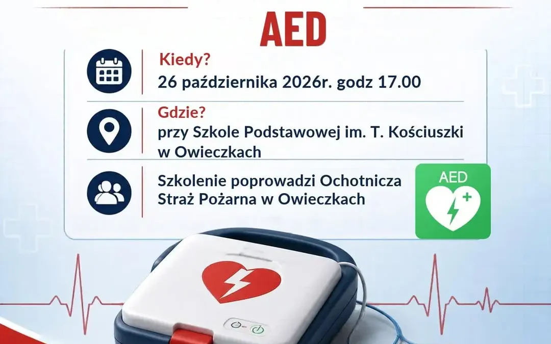 Szkolenie z obsługi AED w Owieczkach – 26 października