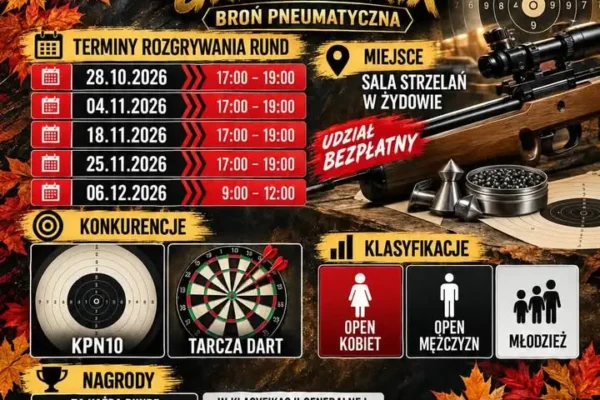 Jesienne Grand Prix Ligi Strzeleckiej w Żydowie – zawody już 28 października