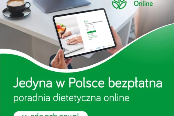 Bezpłatne konsultacje dietetyczne online – z pomocy skorzysta każdy dorosły mieszkaniec