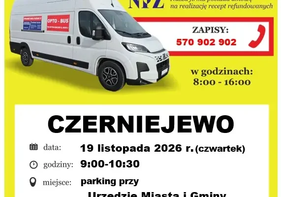 Bezpłatne badanie wzroku w Czerniejewie – 19 listopada 2026