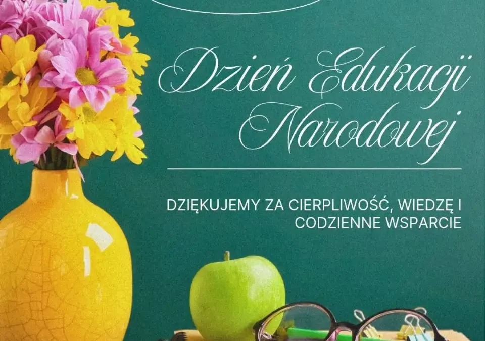 Dzień Edukacji Narodowej w Gminie Czerniejewo – życzenia od burmistrza